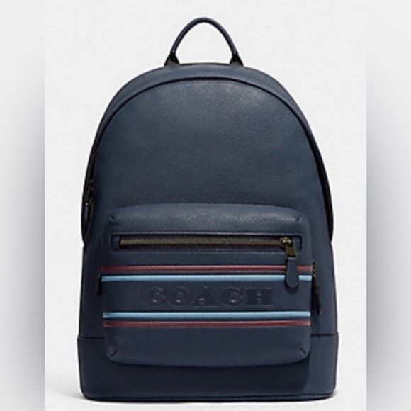 Coach Dark Blue Unisex Backpack main image 4